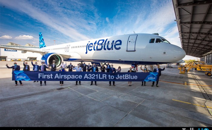 JetBlue recibe primer A321LR con el  interior Airspace