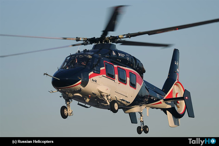 Nuevo helicóptero civil Ka-62 recibe certificación en Rusia