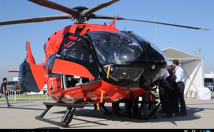 Primer Airbus Helicopters H145 de cinco palas en Chile recibió empresa Aviasur