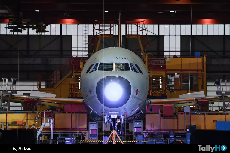 Airbus «Final Assembly Line Asia» ensambla su primer avión A321