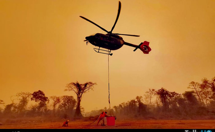 Ecocopter+Helisul: Unidos junto a Airbus Foundation y CONAF para combatir los Incendios Forestales en Bolivia