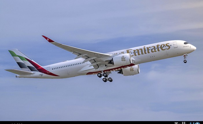 Emirates recibe el primero de sus 65 aviones A350-900