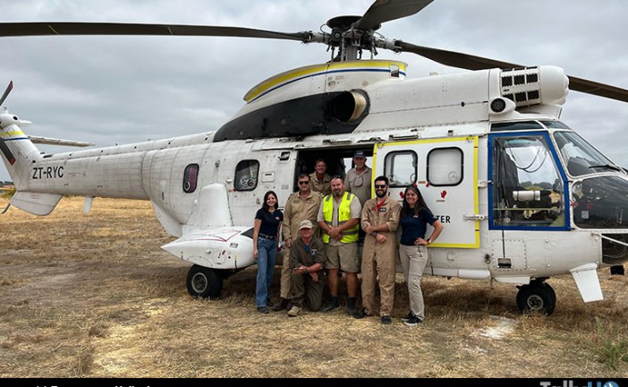 Super Puma vuela desde Chile para combatir los incendios forestales en la Patagonia Argentina