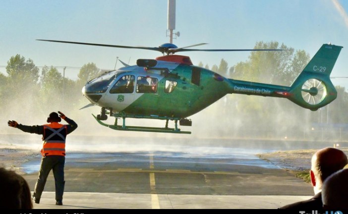 Carabineros de Chile recibe nuevo H135 para la Región del Maule