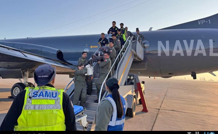 Aviación Naval de Chile realizó exitosa EVACAM desde Isla de Pascua