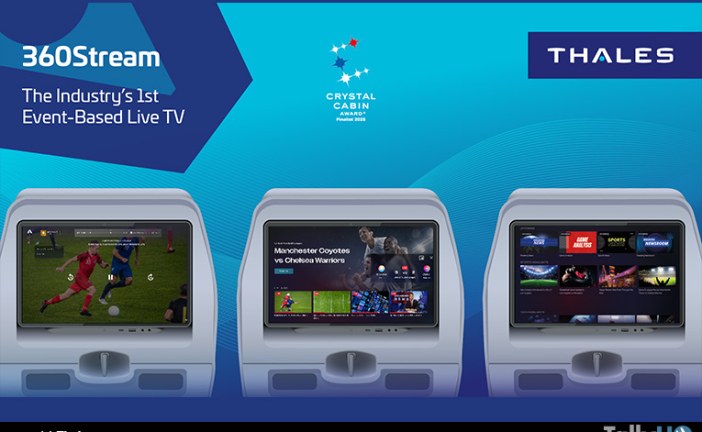 Thales revoluciona el entretenimiento a bordo (IFE) con 360Stream Live TV y Near-Live