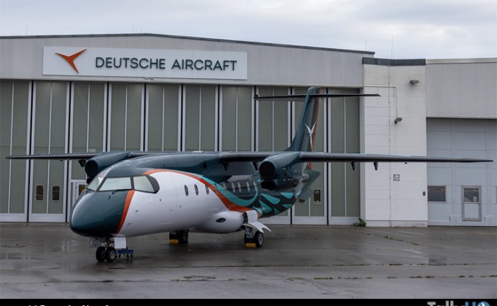 Deutsche Aircraft presentó el primer avión de pruebas D328eco