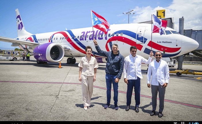 Arajet inició operaciones Santo Domingo a San Juan con vuelo inaugural