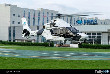 Primer helicóptero Airbus H160 en China fue entregado a GDAT