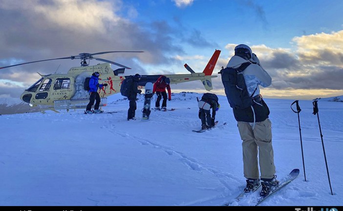 Despega el heliski en la Cordillera de Los Andes chilena