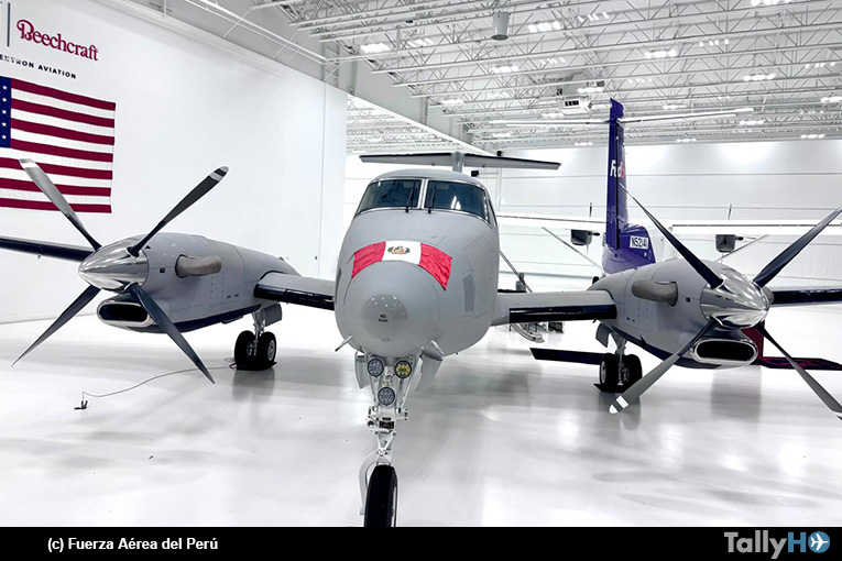 Fuerza Aérea del Perú recibió nuevo avión Beechcraft 360C para labores de Ambulancia
