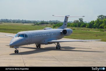Fuerza Aérea Argentina recibe tercer ERJ-140LR de transporte
