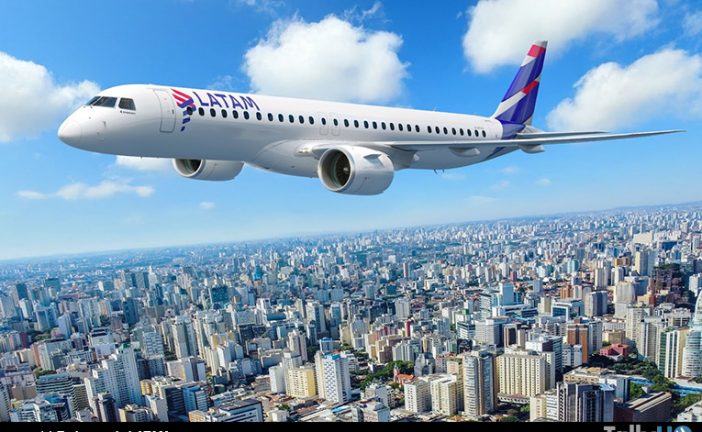 Grupo LATAM anuncia compra de Embraer E195-E2 para fortalecer la conectividad en Sudamérica