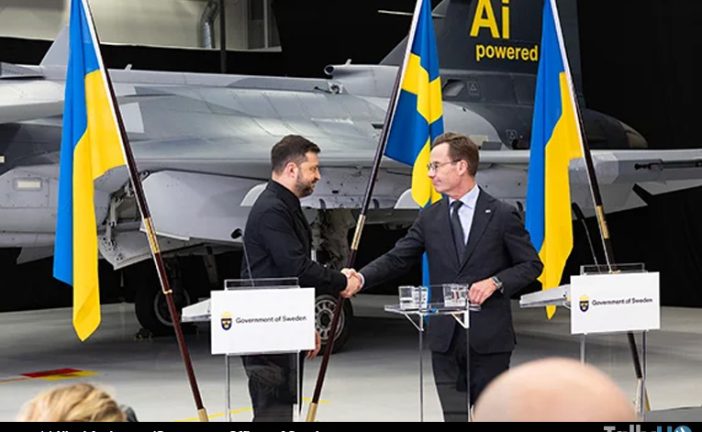 Ucrania firma carta de intención para adquirir una flota de más de 100 Saab Gripen