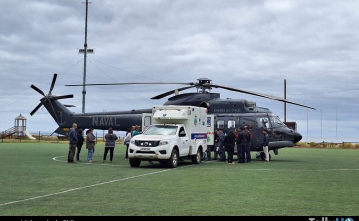Armada realizó aeroevacuación médica desde Archipiélago de Juan Fernández