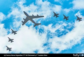 Y finalmente llegaron a Argentina los primeros F-16