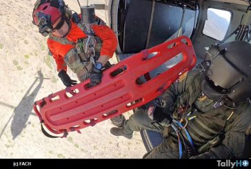 Tripulación de un Black Hawk y Comandos de Aviación rescatan a piloto de planeador accidentado en la Cordillera