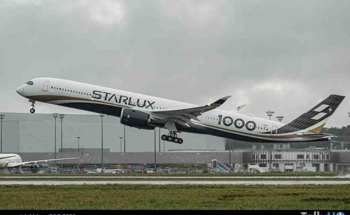 STARLUX recibe su primer Airbus A350-1000