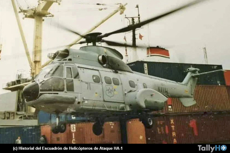 35 años de la llegada del primer Super Puma de la Aviación Naval