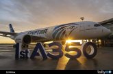 EGYPTAIR recibe el primero de sus 16 aviones Airbus A350-900
