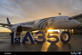 EGYPTAIR recibe el primero de sus 16 aviones Airbus A350-900