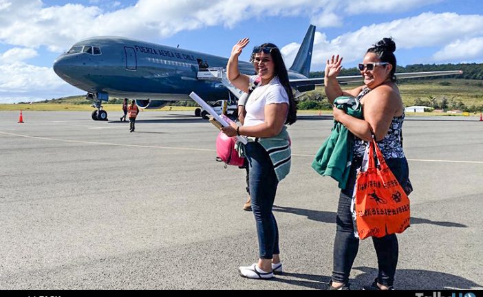 FACH trasladó a estudiantes desde Rapa Nui a Santiago