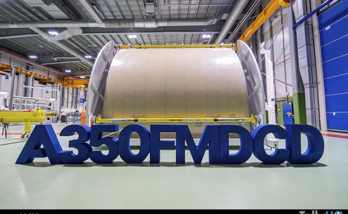 Airbus termina fabricación en España de la primera puerta de carga de la cubierta principal del avión de carga A350F