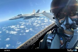 Fuerza Aérea de Chile realiza ejercicio combinado Blue Sky VII con Ala Aérea embarcada 17 del USS Nimitz