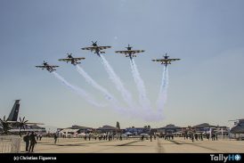 «A todo humo» acrobacia aérea en FIDAE 2026