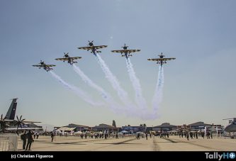 «A todo humo» acrobacia aérea en FIDAE 2026