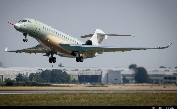 El Falcon 10X de Dassault realiza su vuelo inaugural
