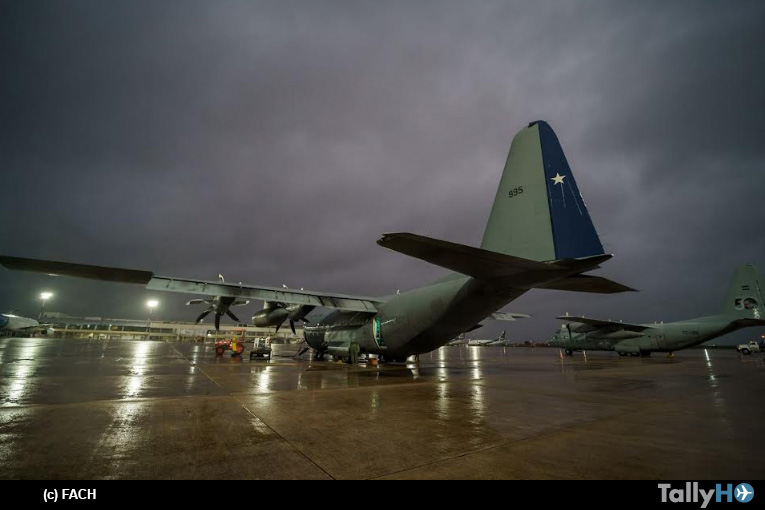 FACH realiza nuevo traslado de ayuda humanitaria a La Paz en apoyo a comunidades por emergencia en Bolivia