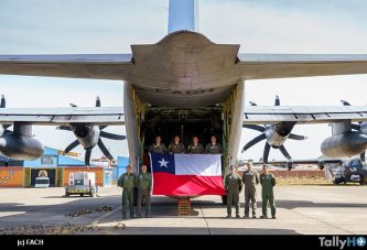 Fuerza Aérea de Chile realizó quinto vuelo con ayuda humanitaria para población de La Paz