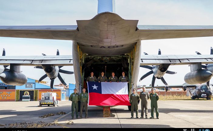 Fuerza Aérea de Chile realizó quinto vuelo con ayuda humanitaria para población de La Paz