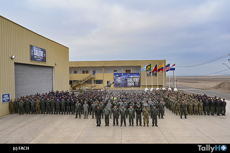 Ejercicio Salitre 2026 fue inaugurado oficialmente por la Fuerza Aérea de Chile