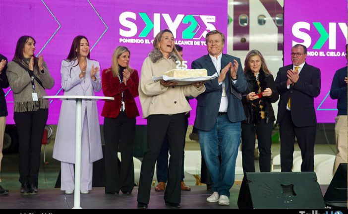 SKY Airline conmemora 25 años de su primer vuelo consolidando 80 millones de pasajeros transportados