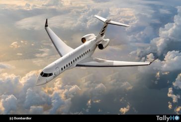 Global 8000 de Bombardier establece un nuevo récord de velocidad entre Los Ángeles y Farnborough, Reino Unido