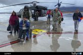 Despliegue de helicópteros de las FFAA por estado de catástrofe en Región de Coquimbo