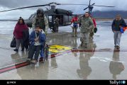 Despliegue de helicópteros de las FFAA por estado de catástrofe en Región de Coquimbo