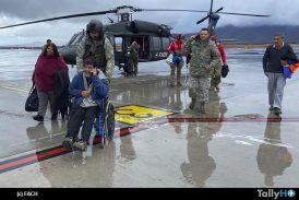 Despliegue de helicópteros de las FFAA por estado de catástrofe en Región de Coquimbo