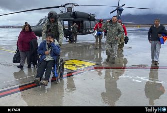 Despliegue de helicópteros de las FFAA por estado de catástrofe en Región de Coquimbo
