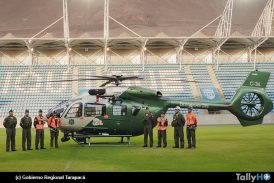 Carabineros de Tarapacá recibió nuevo helicóptero H145