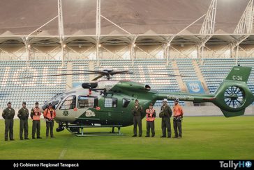 Carabineros de Tarapacá recibió nuevo helicóptero H145