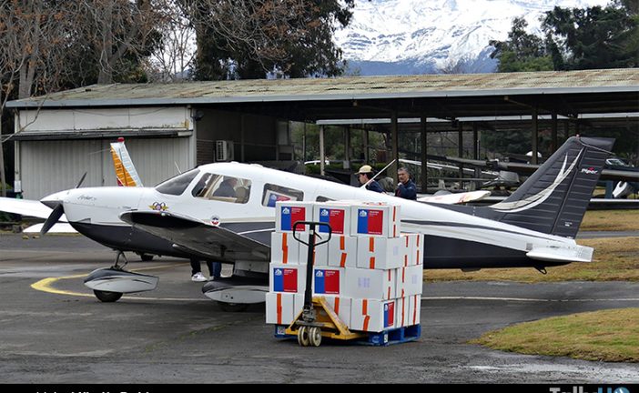 Vuelos humanitarios de la Federación Aérea de Chile a Vicuña