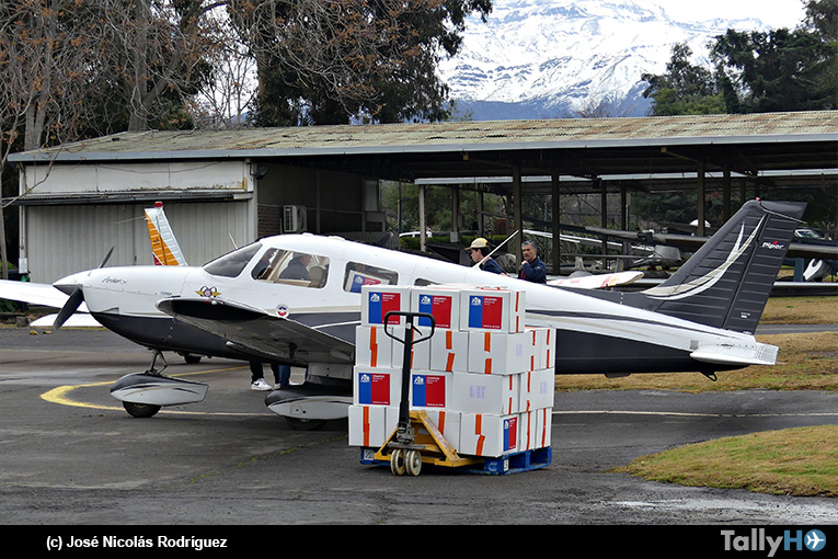 Vuelos humanitarios de la Federación Aérea de Chile a Vicuña