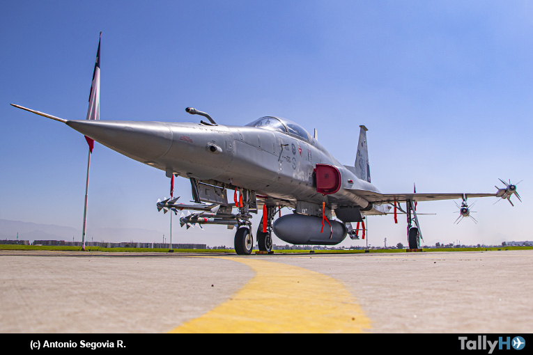 Ceremonia de los 50 años del Northrop F-5 Tigre en la FACH