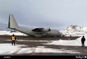 FACH concretó evacam desde la Antártica con avión C130 en menos de 24 horas