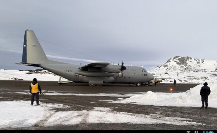 FACH concretó evacam desde la Antártica con avión C130 en menos de 24 horas