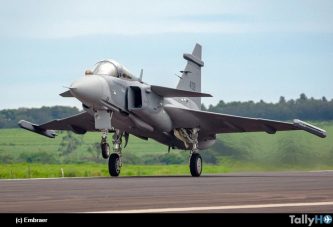 Primer Gripen E fabricado en Brasil por Embraer realiza su vuelo inaugural